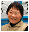 ボランティアの長田さん ボランティアの長田さん