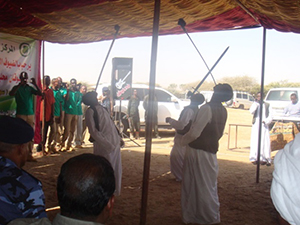 剣の舞のようす