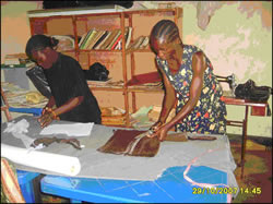 裁縫のトレーニング中 裁縫のトレーニング中