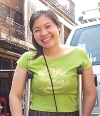 「これからは自分の力で教会に行けます」 「これからは自分の力で教会に行けます」