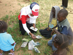 「やった!もう一組とったよ!」 「やった!もう一組とったよ!」