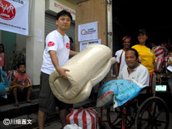 障害ある方にとってマットレスは貴重な支援物資です 障害ある方にとってマットレスは貴重な支援物資です