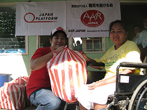 配布対象者は障害者や妊婦、乳幼児、高齢者などが中心です 配布対象者は障害者や妊婦、乳幼児、高齢者などが中心です