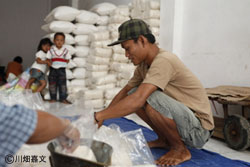 お米を小分けに お米を小分けに