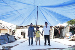 地震により家族とも離れ離れに 地震により家族とも離れ離れに