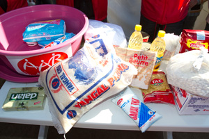 支援物資1セット