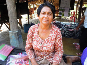 研修に参加したオウン・モアさん