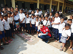 子どもたちと園田知子