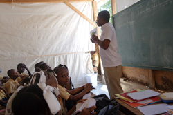 子どもたちへの講習