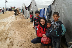 子どもたちとAAR柳澤